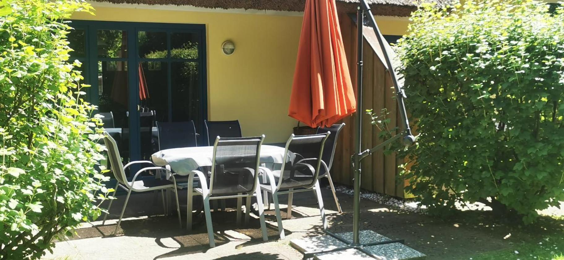 Reetdachhaus Holunder 2 Villa Puddemin Buitenkant foto